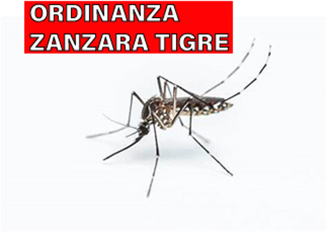 Provvedimenti per la prevenzione ed il controllo delle malattie trasmesse da insetti vettori  ed in particolare della zanzara "tigre"